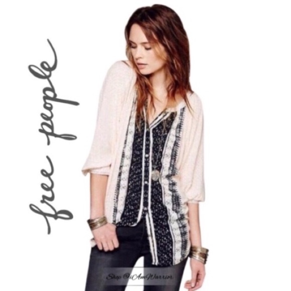 Free People Tops - Free People boho prairie style blouse